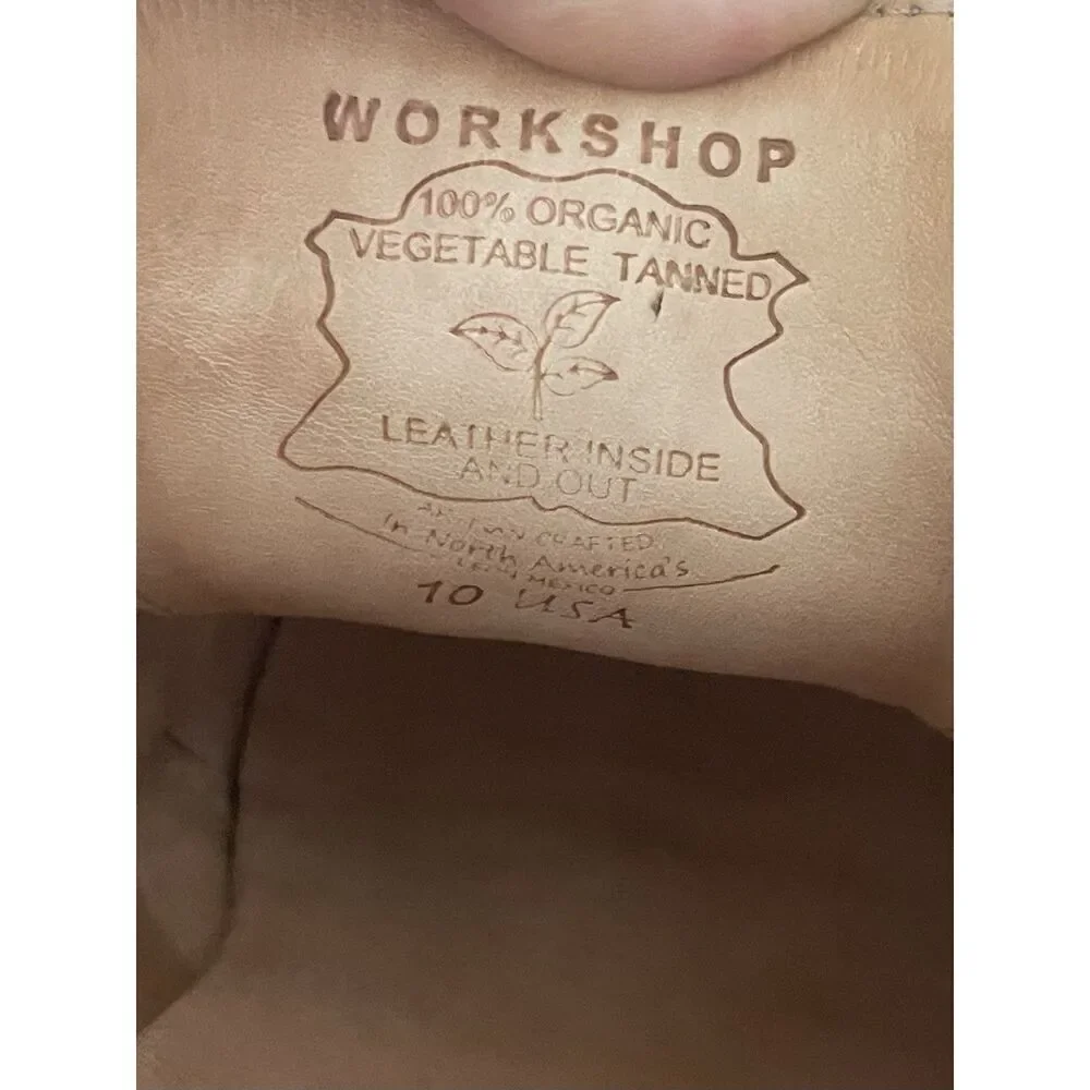 BED STU Distressed LEATHER INSIDE AND OUT Brown Men’s Workshop  Oxfords Shoes 10